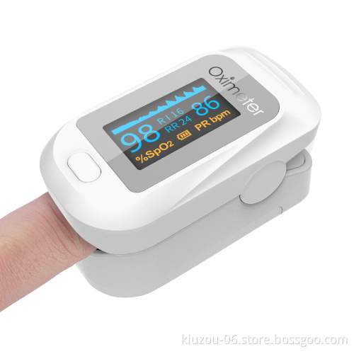 Digital Finger Pulse Oximetre Blood Oxygen Finger SPO2 PR PI Alarm Oximetro de dedo Portable Respiration rate fingertip oximetre